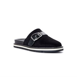 New Time and Tru Suede Straped Buckled Mule Slide